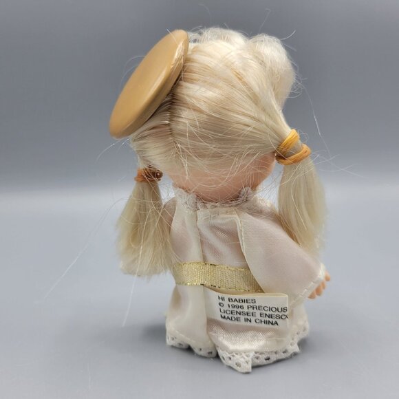 Vtg Precious Moments Hi Babies Doll Blonde 1996 Enesco Collectible 4" Figurine - Picture 6 of 12